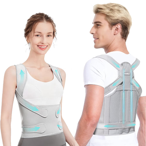 Back Brace Posture Corrector for Women and Men, Back Straightener Posture Corrector, Scoliosis and Hunchback Correction, Back Pain Spine Corrector, Support, Adjustable Posture Trainer Medium